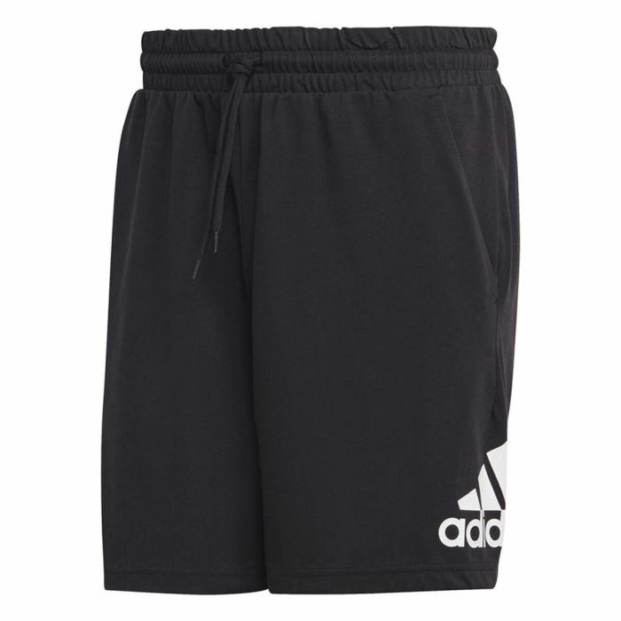 Pantalón Corto Deportivo Adidas Essentials Logo Negro 0 Pantalón Corto Deportivo Adidas Essentials Logo Negro 0