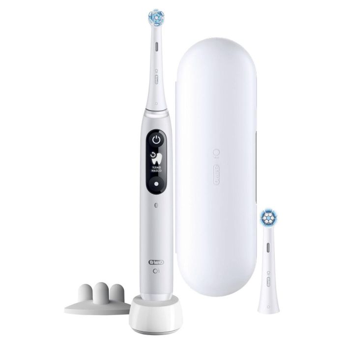 Oral-B ORA4210201427360 iO 6S Cepillo de Dientes Eléctrico Gris con Bluetooth, 2 Cabezales y Estuche de Viaje 1
