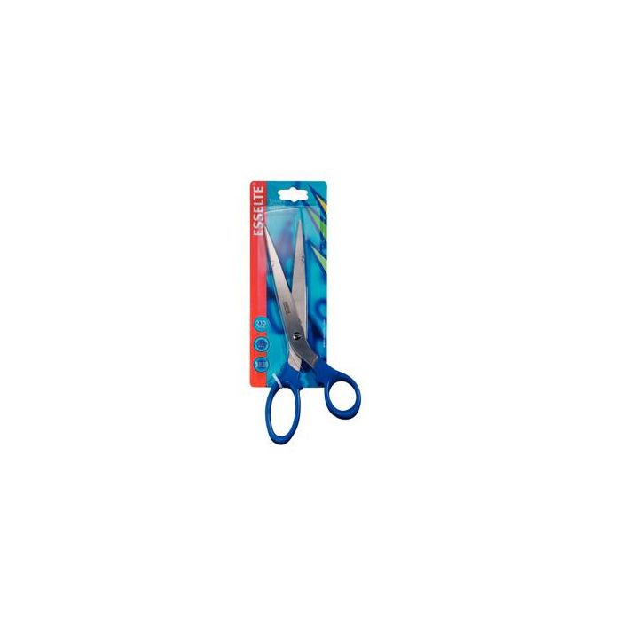 Tijeras Esselte Gama Premiun 200 mm Acero Inoxidable Mango Ergonomico Color Azul 2 unidades 3