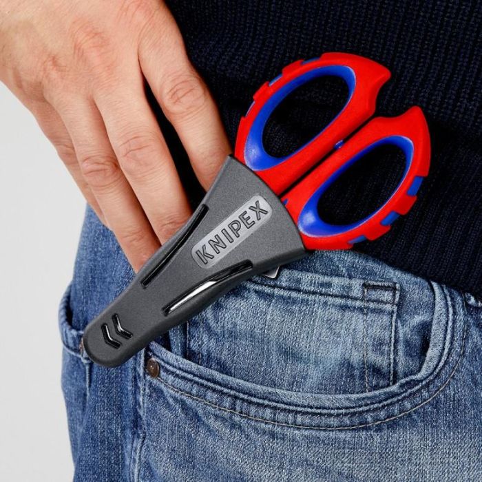 KNIPEX Elektrikerschere mit Crimpstelle 22 KNIPEX Elektrikerschere mit Crimpstelle 22
