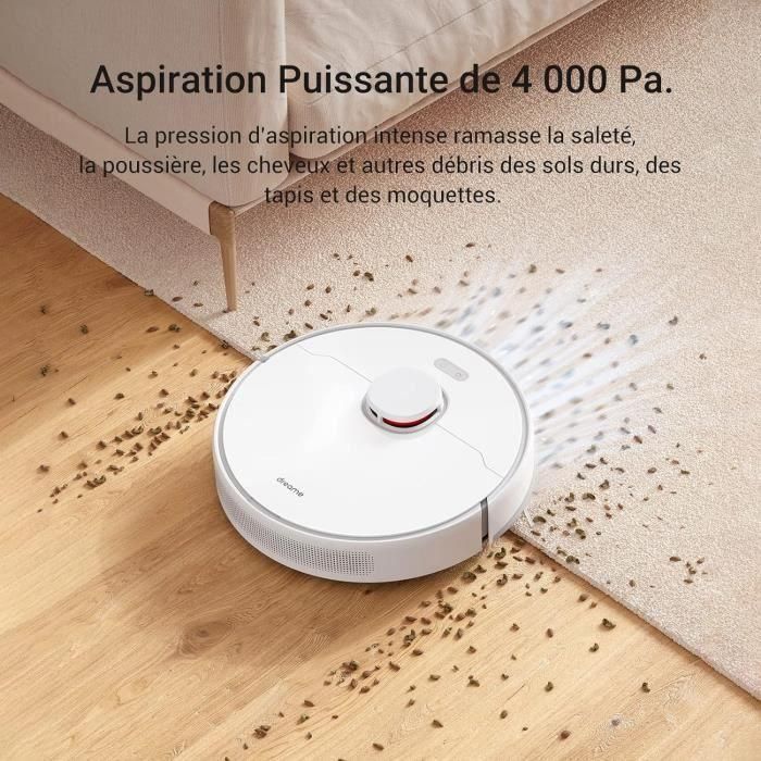 Dreame d10 plus aspiradora robot con empuje de vaciado automático, obstáculos de detección de lidar de navegación 4 Dreame d10 plus aspiradora robot con empuje de vaciado automático, obstáculos de detección de lidar de navegación 4