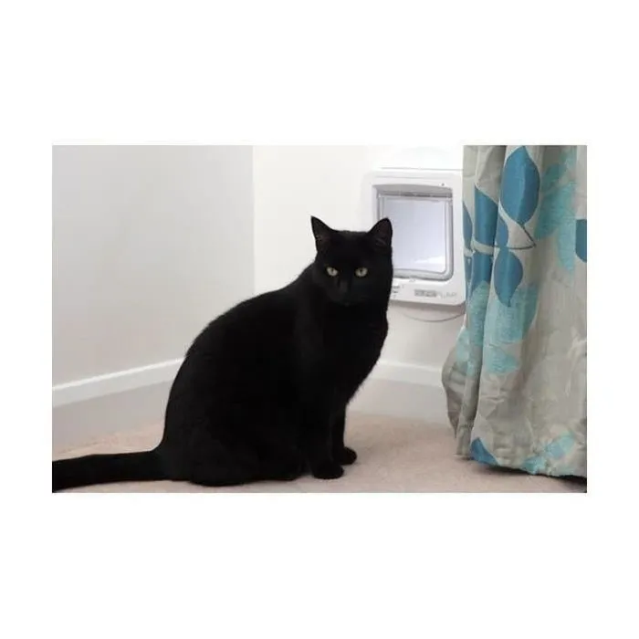 Sureflap Large Connect Puerta para Gatos y Perros con Chip Electrónico - Blanco 1