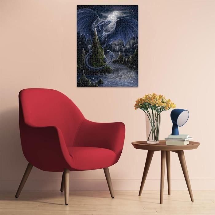 Ravensburger RAV12000731 Puzzle 1500 piezas El Dragón Azul, alta calidad, 80x60cm, adultos y niños +14 años 3