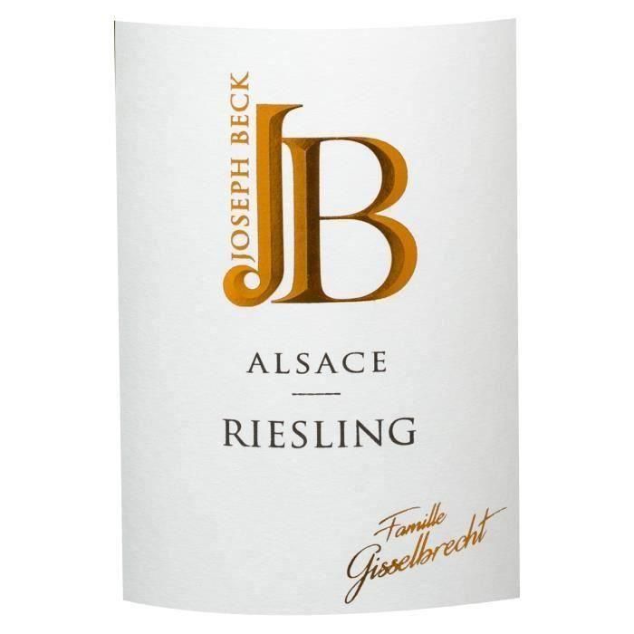 JOSEPH BECK 2019 Alsace Riesling - Vino blanco de Alsacia 2