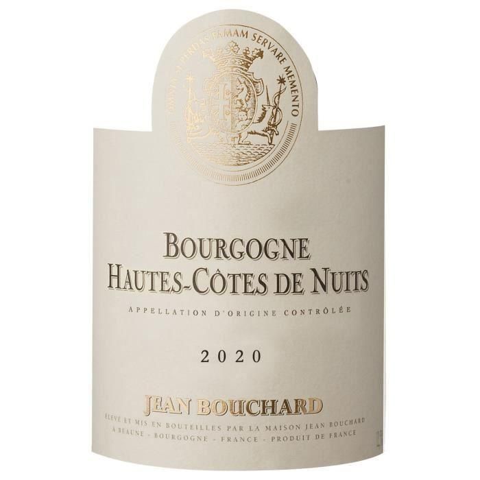 Jean Bouchard 2020 Bourgogne Hautes-Cotes De Nuits - Vino tinto de Bourgoen - 37,5 cl 1