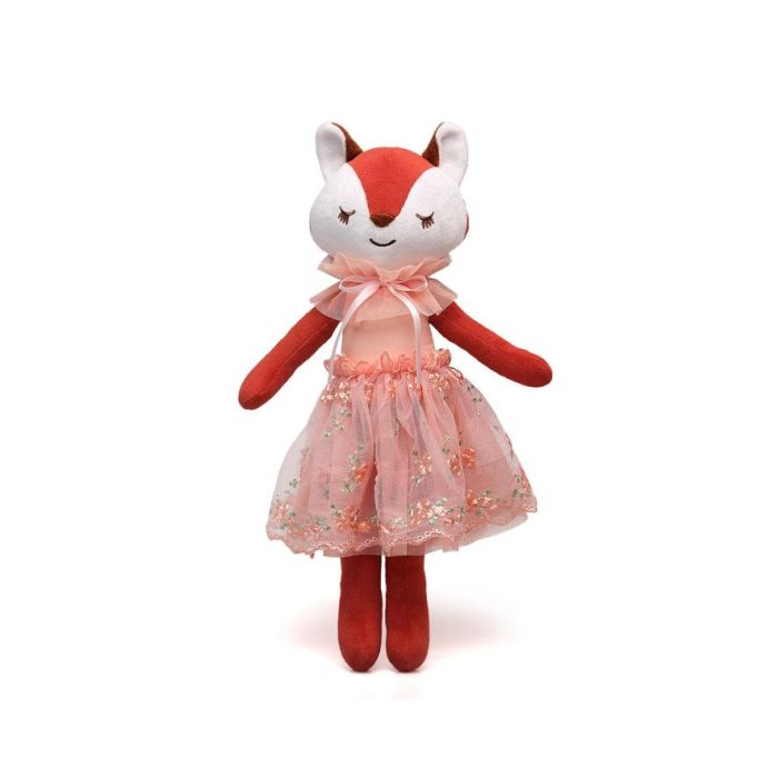 KioKids Muñeca de Trapo Zorro para Bebés y Niños, Juguete Suave +10 Meses 1