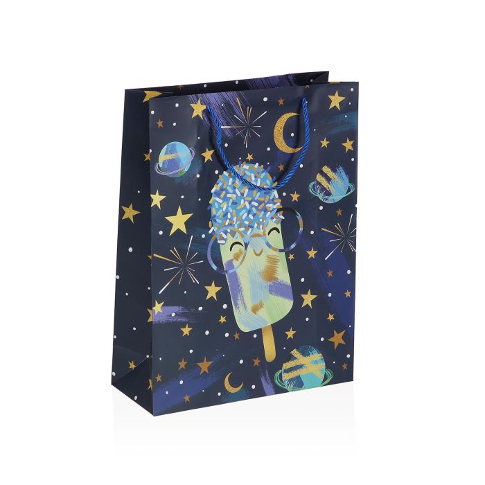 Bolsa Surtida Mediana "Espacio" Versa 26X32CM (12 Unidades) 3 Bolsa Surtida Mediana "Espacio" Versa 26X32CM (12 Unidades) 3