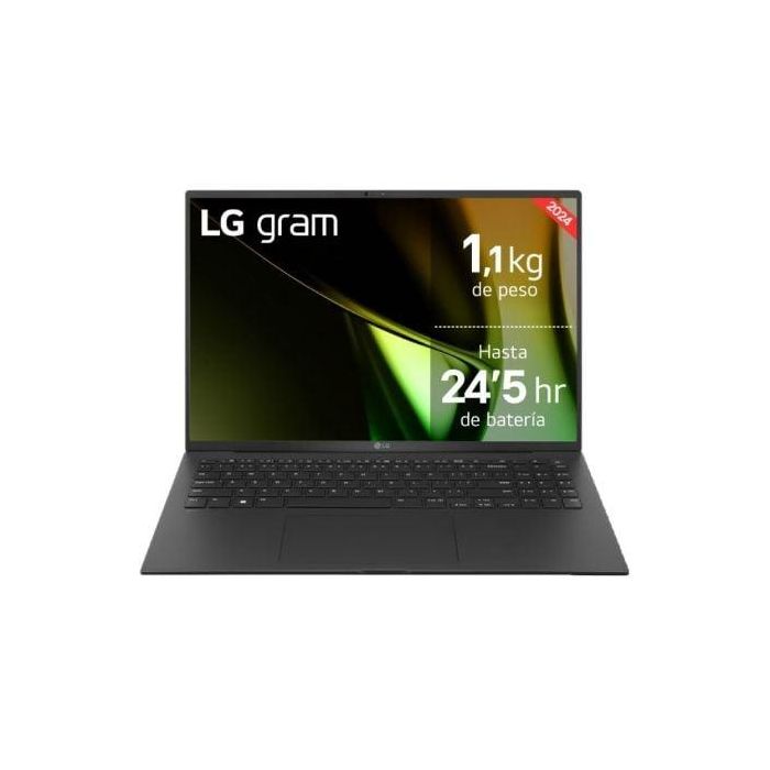 LG Gram 16ZD90S Portátil Ultraligero 16" WQXGA IPS Antirreflejos, Intel Core Ultra 7 155H, 16GB LPDDR5, 512GB SSD, Negro LG Gram 16ZD90S Portátil Ultraligero 16" WQXGA IPS Antirreflejos, Intel Core Ultra 7 155H, 16GB LPDDR5, 512GB SSD, Negro