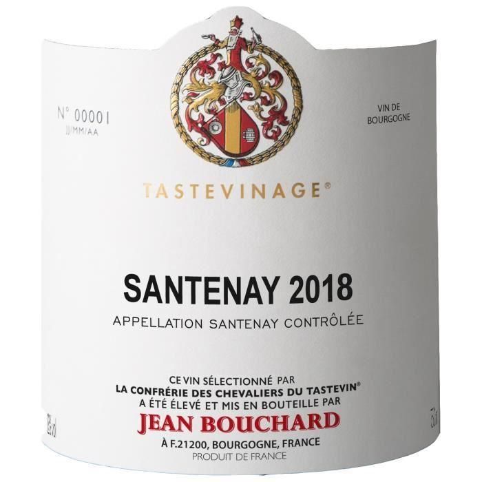 Jean Bouchard Tasteviné 2013 Santenay - Vino tinto de Borgoña 1