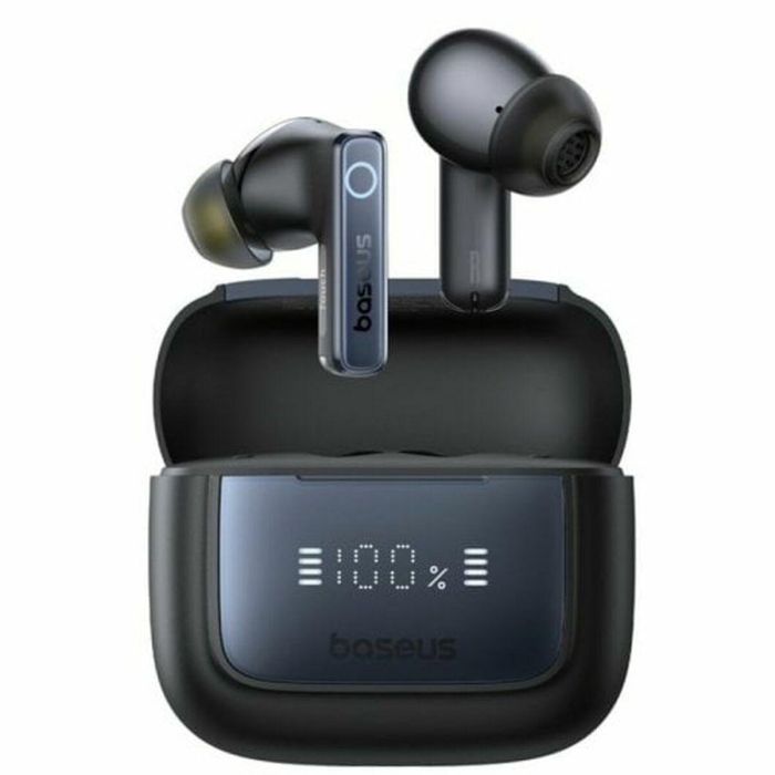 Auriculares con Micrófono Baseus Negro 7 Auriculares con Micrófono Baseus Negro 7