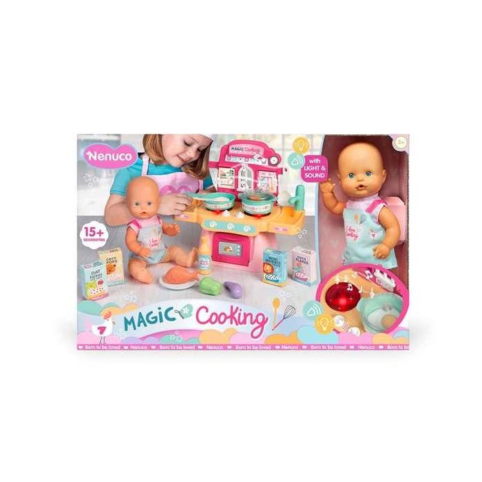 Muñeco nenuco cocinita mágica con 10 accesorios. 30 cm 2 Muñeco nenuco cocinita mágica con 10 accesorios. 30 cm 2