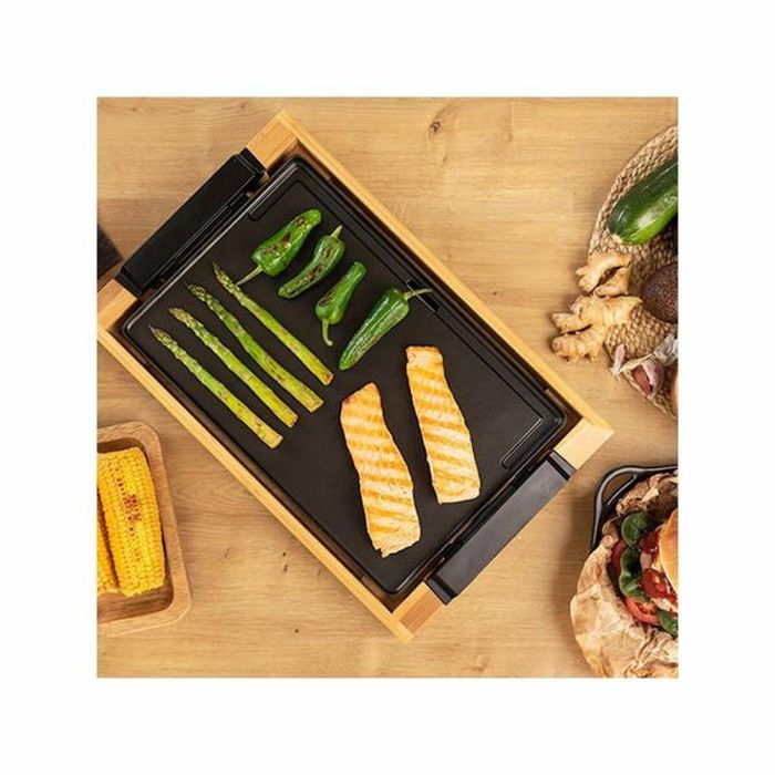 Plancha de Cocina Cecotec Tasty&Grill 2000 Bamboo 6 Plancha de Cocina Cecotec Tasty&Grill 2000 Bamboo 6