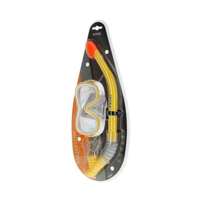 Intex Set Completo de Buceo y Snorkel Wave Rider para Niños y Jóvenes Mayores de 8 años, Incluye Máscara y Tubo Respirador de PVC. 5 Intex Set Completo de Buceo y Snorkel Wave Rider para Niños y Jóvenes Mayores de 8 años, Incluye Máscara y Tubo Respirador de PVC. 5