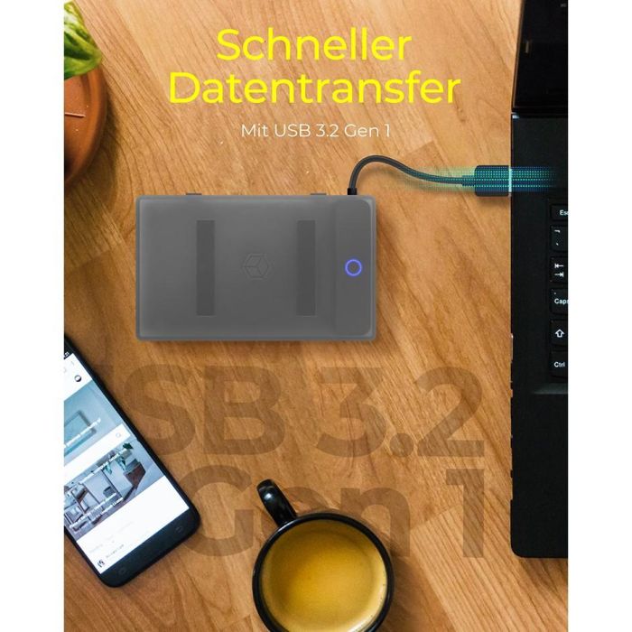 ICY BOX IB-AC603b-U3 USB 3.2 Gen 1 Adapterfür ein 2.5"" Laufwerk 3