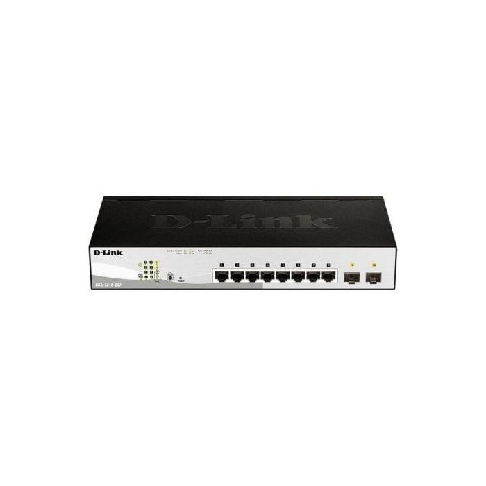 Switch Gestionado D-Link DGS-1210-08P/ 8 Puertos/ RJ45 10/100/1000/ SFP/ PoE Switch Gestionado D-Link DGS-1210-08P/ 8 Puertos/ RJ45 10/100/1000/ SFP/ PoE