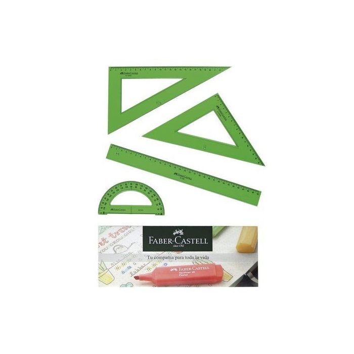 Equipo De Dibujo Faber Castell 30 Ctm.