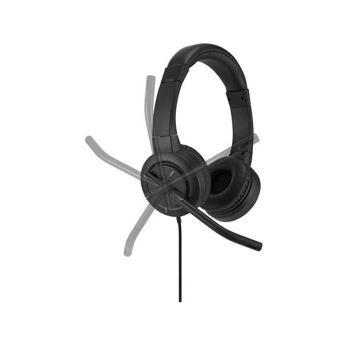 Kensington Auricular H1000 Biaural con Micrófono, Conexión USB-C, Cable de 180 cm 3