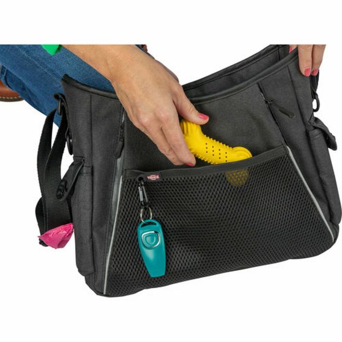Bolso Bandolera para Mascotas Trixie Antracita Poliéster 34 × 29 × 9 cm 4 Bolso Bandolera para Mascotas Trixie Antracita Poliéster 34 × 29 × 9 cm 4