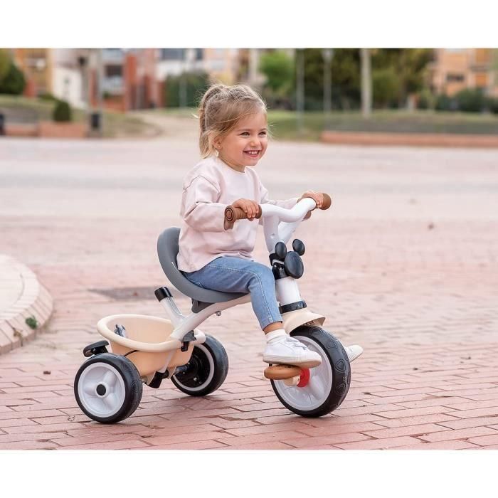 Smoby Triciclo Evolutivo Mickey Classic Paseo Plus para Bebé, Desde 10 Meses a 3 Años, Seguro y Robusto, Fabricado en España 3