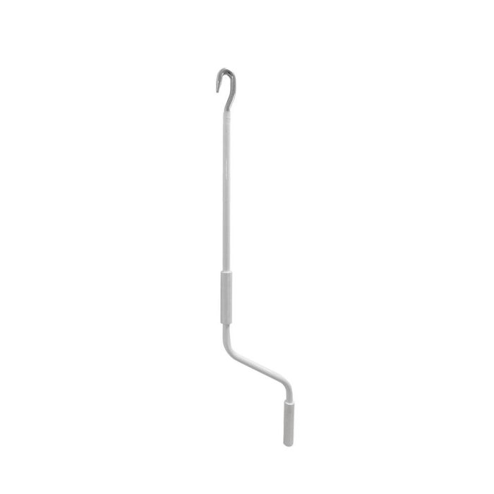 Micel Manivela para toldo bajo TLD06 1200mm, acero acabado blanco, 180x180x1200mm