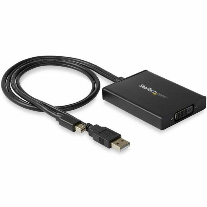 Adaptador Mini DisplayPort a DVI Startech MDP2DVID2 WQXGA Adaptador Mini DisplayPort a DVI Startech MDP2DVID2 WQXGA