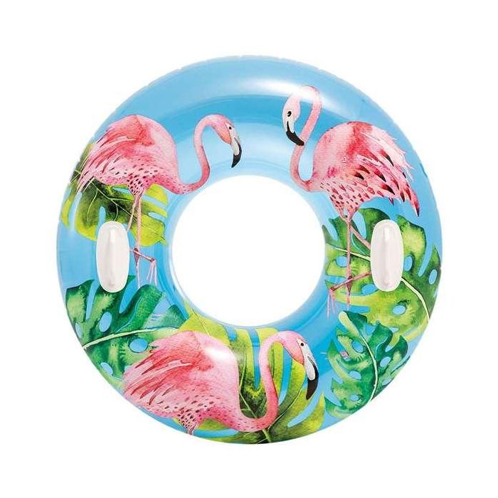 Flotador rueda tropical 97 cm con asas (+ 9 años) - modelos surtidos Flotador rueda tropical 97 cm con asas (+ 9 años) - modelos surtidos