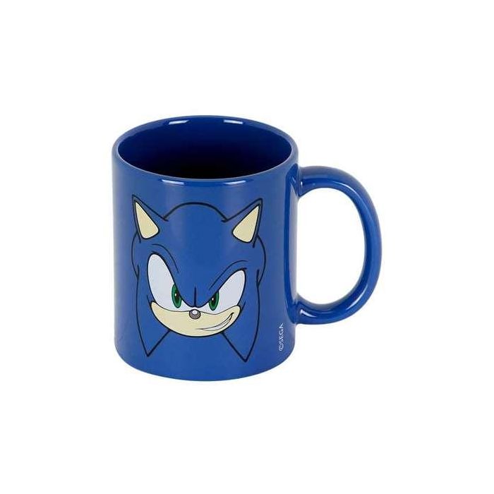 Karactermania Taza Sonic Face Cerámica Azul 9,5x13x7,8 cm 5