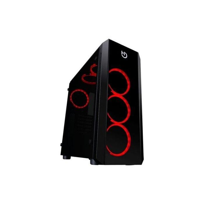 CAJA SEMITORRE HIDITEC NG-RX RGB - PANELES CRISTAL TEMPLADO 4MM - VENTILADORES CON LEDS RGB - ADMITE GRAFICAS HASTA 350MM - ATX Y MICROATX CAJA SEMITORRE HIDITEC NG-RX RGB - PANELES CRISTAL TEMPLADO 4MM - VENTILADORES CON LEDS RGB - ADMITE GRAFICAS HASTA 350MM - ATX Y MICROATX