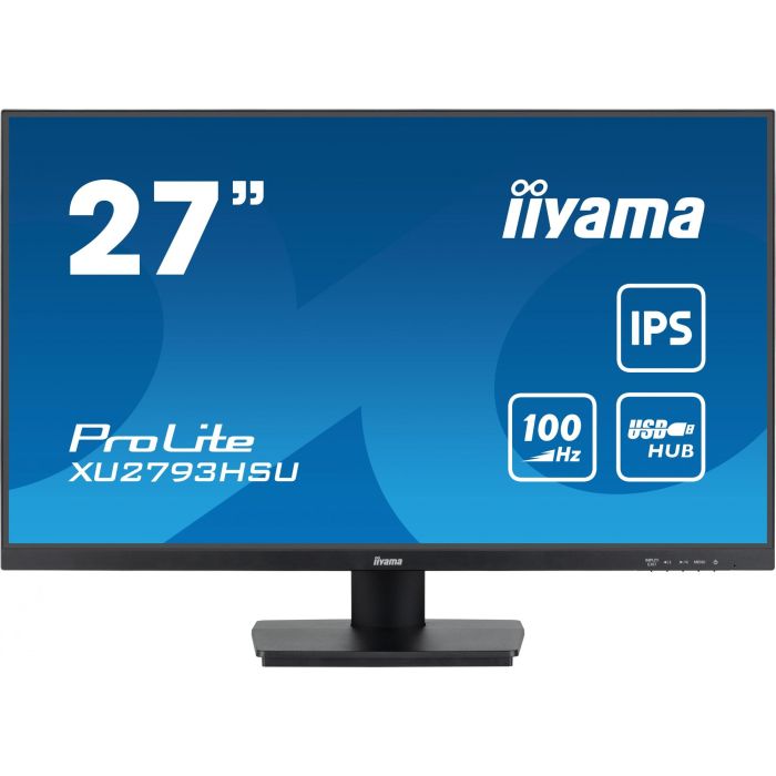 iiyama ProLite XU2793HSU-B6 Monitor 27" FHD 1920x1080 IPS 1ms 100Hz HDMI DP USB Speaker Negro 0 iiyama ProLite XU2793HSU-B6 Monitor 27" FHD 1920x1080 IPS 1ms 100Hz HDMI DP USB Speaker Negro 0