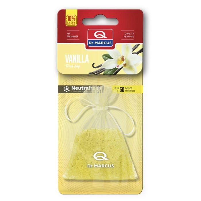 Ambientador para Coche Dr Marcus Fresh Bag Vainilla Fragancia Bolsita 1 Ambientador para Coche Dr Marcus Fresh Bag Vainilla Fragancia Bolsita 1