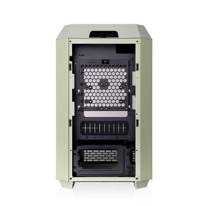 Thermaltake The Tower 250 Mini Tower para PC con Pantalla LCD de 3.9 pulgadas, Ventiladores 120mm Preinstalados - Matcha Green 4 Thermaltake The Tower 250 Mini Tower para PC con Pantalla LCD de 3.9 pulgadas, Ventiladores 120mm Preinstalados - Matcha Green 4
