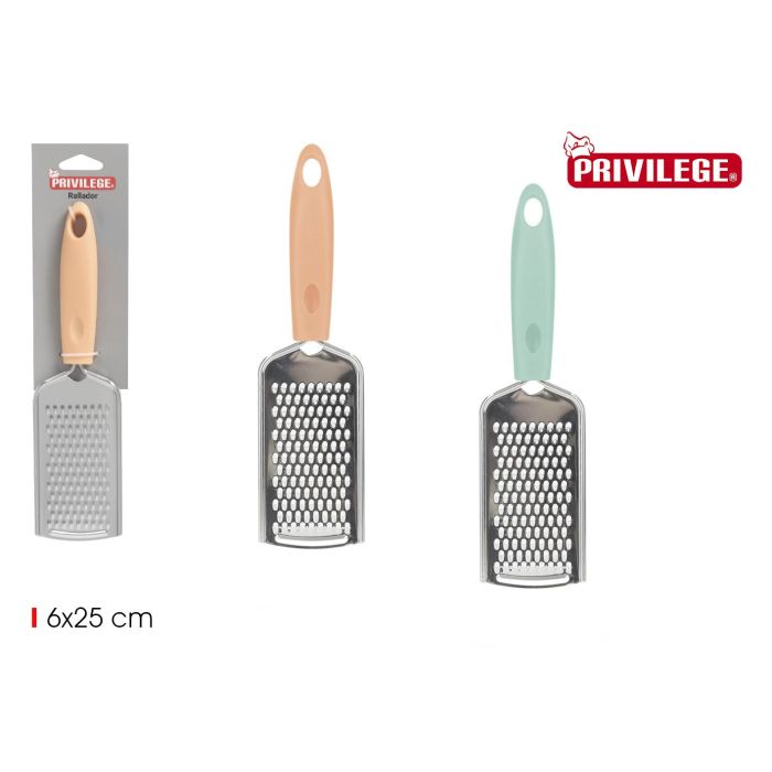 Wooow Rallador Curvo Acero Inoxidable 25 x 6 cm (36 Unidades)