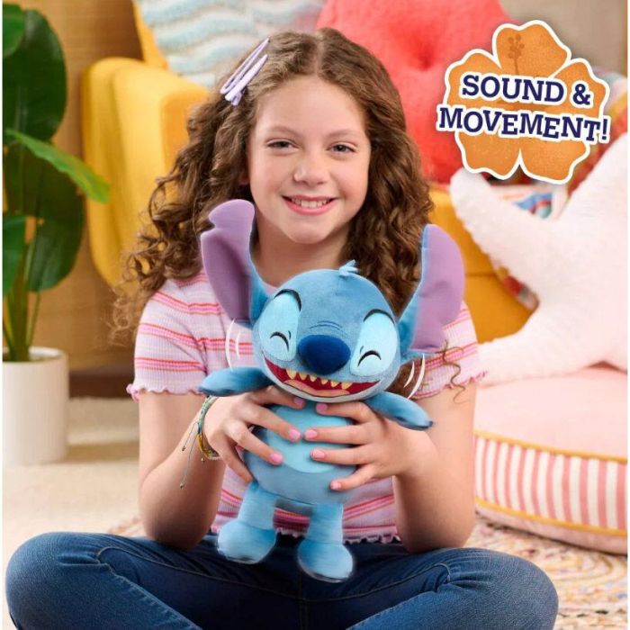 JUST PLAY Peluche Stitch Disney 28cm con Sonido y Movimiento 2