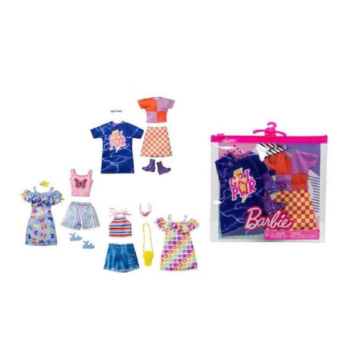 Ropa barbie pack de vestidos y accesorios looks de moda - modelos surtidos 2 Ropa barbie pack de vestidos y accesorios looks de moda - modelos surtidos 2