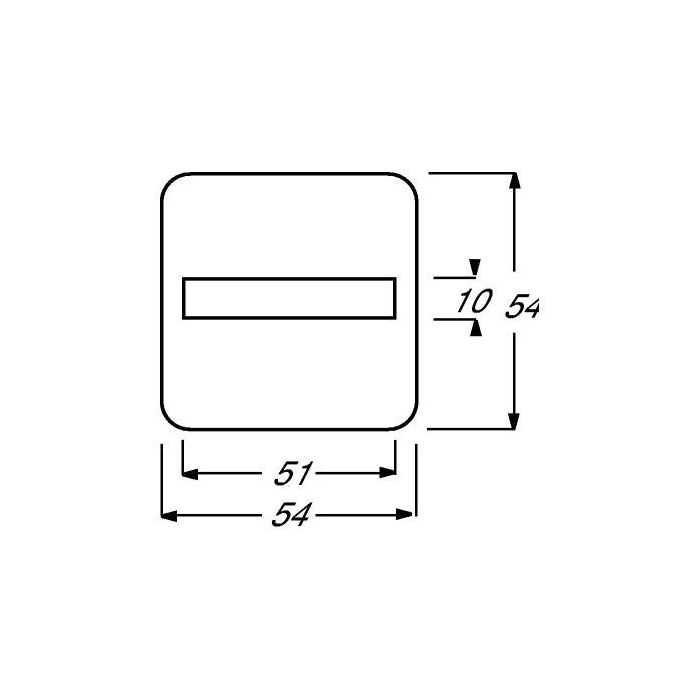BUSCH JAEGER BJ 2506-212 Abdeck.f.Aus-Wechsel-Kreuz- Schalter Taster Busch-Duro 2000 SI weiß 1