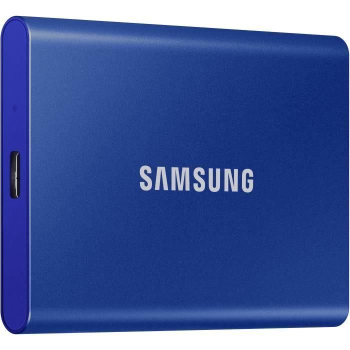 Disco Externo SSD Samsung Portable T7 1TB/ USB 3.2/ Azul 1