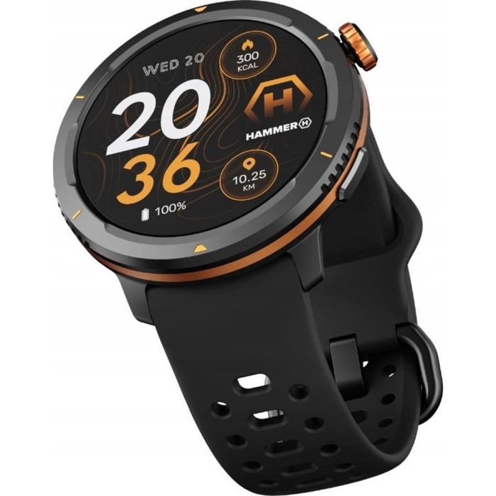 Hammer Smartwatch 2 Lite Reloj Inteligente AMOLED Pantalla 1.43" Resistencia al Agua 3 ATM Bluetooth 5.3 Negro 1