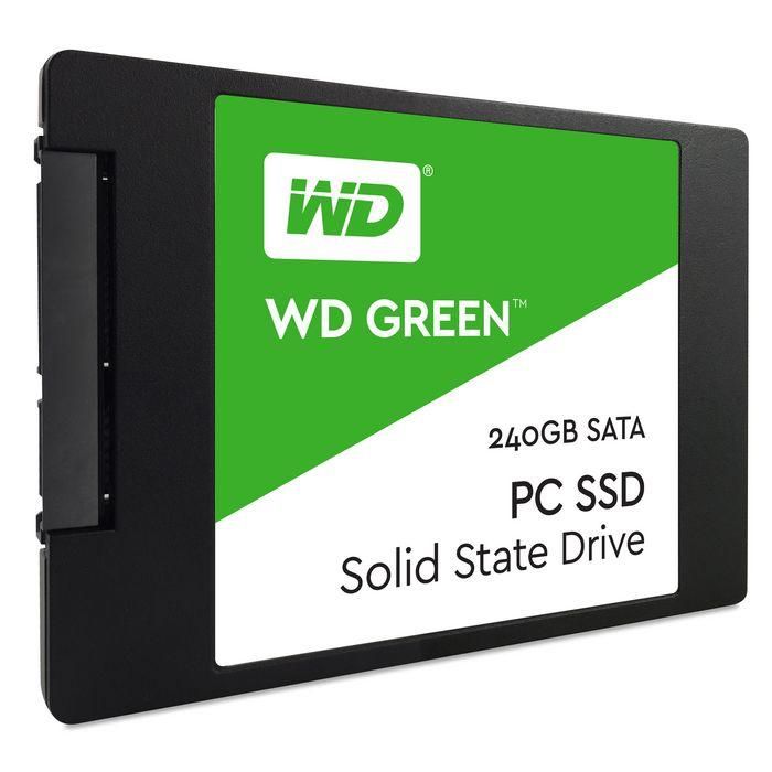 Western Digital 240GB, 2.5", SATA 6Gb/s, 540/465 MB/s Western Digital 240GB, 2.5", SATA 6Gb/s, 540/465 MB/s