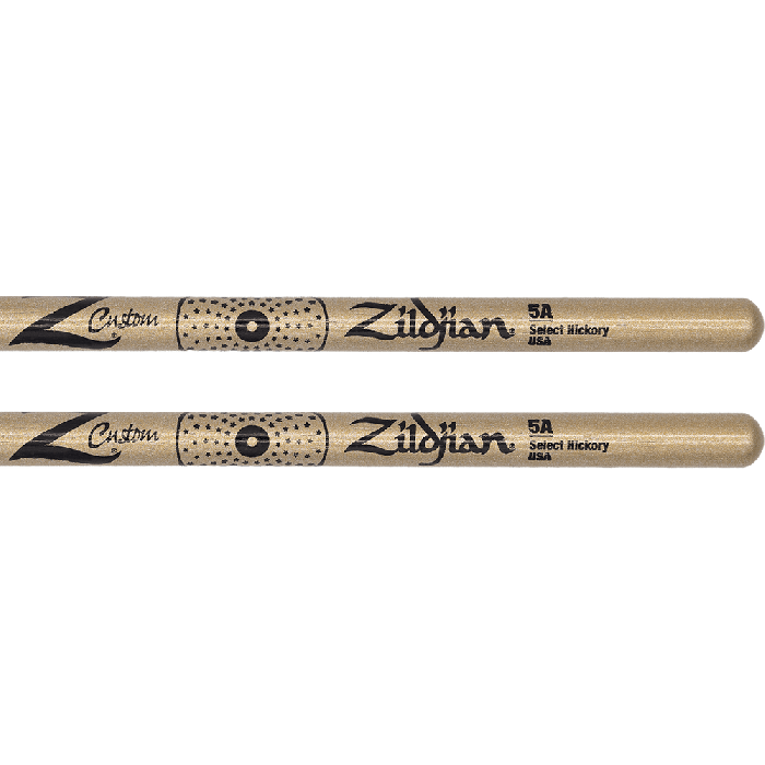 Baquetas Zildjian Z Custom Le - 5A Nylon Gold Chroma 1 Baquetas Zildjian Z Custom Le - 5A Nylon Gold Chroma 1