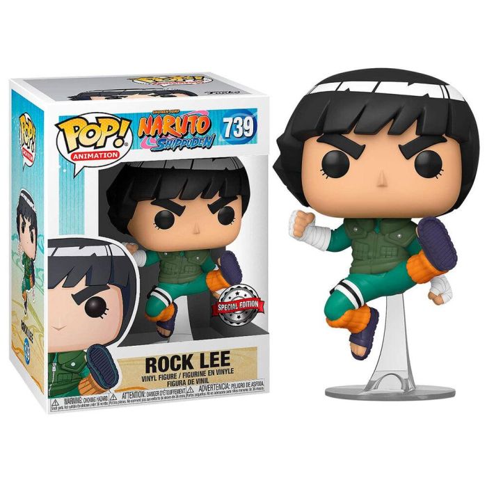 Funko Pop Naruto Shippuden Rock Lee - Figura de Vinilo de 9cm