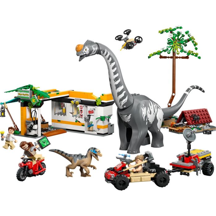 LEGO 76973 Jurassic World Misión de Seguimiento: Raptor y Titanosaurus Kit Construcción con Velocirraptor, Titanosaurus y 3 Minifiguras - Edad +7 1 LEGO 76973 Jurassic World Misión de Seguimiento: Raptor y Titanosaurus Kit Construcción con Velocirraptor, Titanosaurus y 3 Minifiguras - Edad +7 1