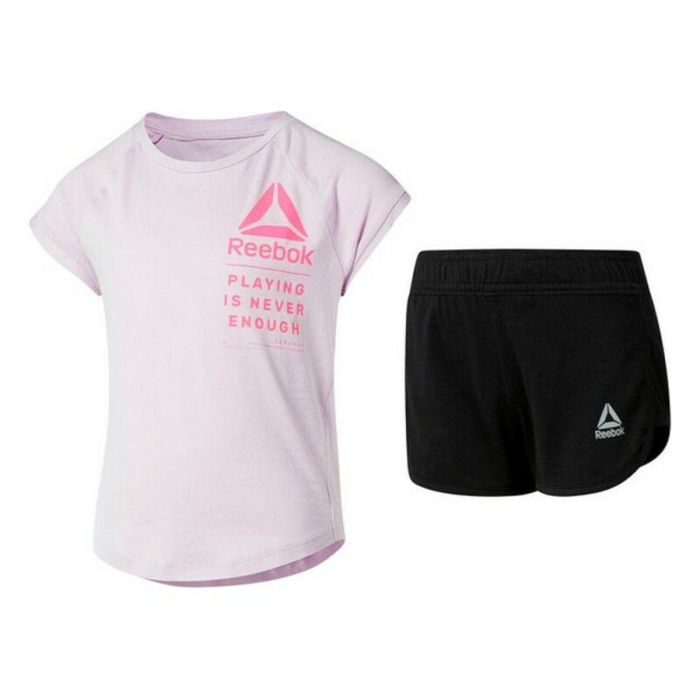 Conjunto Deportivo para Niños Reebok G ES SS MONGLW BABY Rosa 0 Conjunto Deportivo para Niños Reebok G ES SS MONGLW BABY Rosa 0