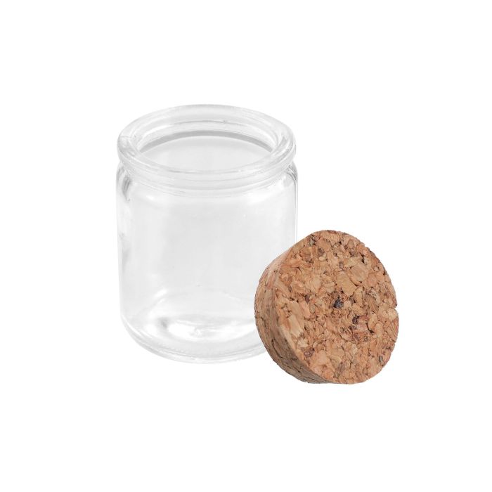 Tarrito de vidrio con tapón de corcho 55 ml - La Mediterranea (36 Unidades) 5 Tarrito de vidrio con tapón de corcho 55 ml - La Mediterranea (36 Unidades) 5
