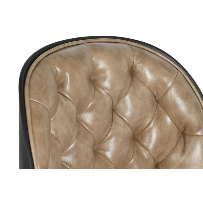 Silla Vintage DKD Home Decor Marron Claro Negro 57.5 x 83 x 47.5 cm 5 Silla Vintage DKD Home Decor Marron Claro Negro 57.5 x 83 x 47.5 cm 5