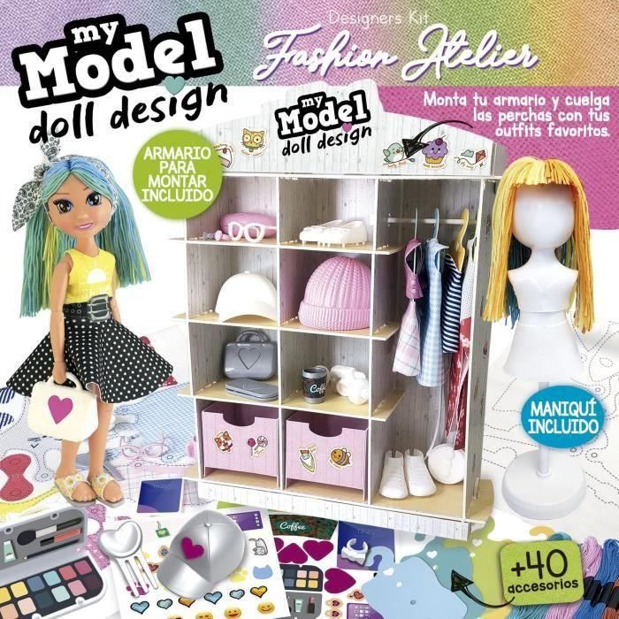 Educa EDU8412668193505 Juego de Estilismo MY MODEL DOLL DESIGN FASHION ATELIER 19350 1