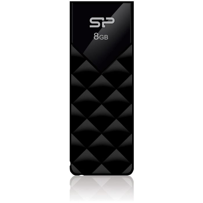 STICK Silicon Power USB-Stick 8GB USB2.0 U03 Black 1