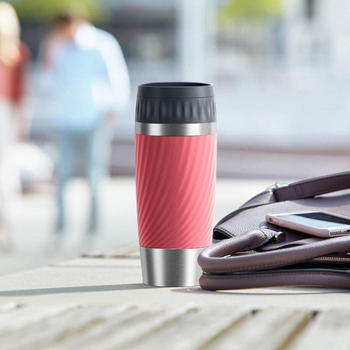 Emsa N2011800 Travel Mug Easy Twist Thermobecher, 0,36 L, 4 Emsa N2011800 Travel Mug Easy Twist Thermobecher, 0,36 L, 4