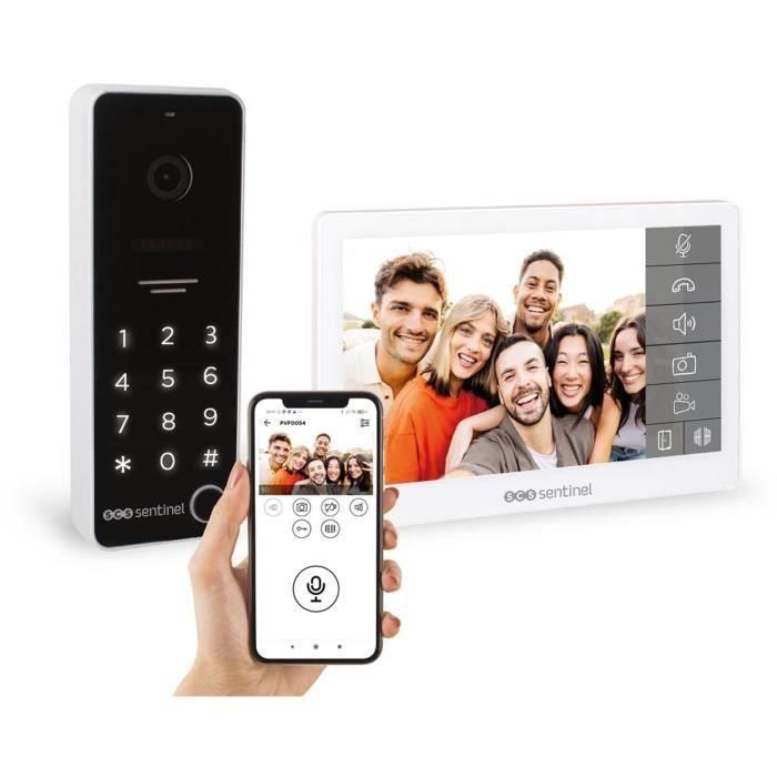 Videoportero conectado con teclado codificado - SCS SENTINEL - CodeVisio Wi-Fi - 6 melodías Videoportero conectado con teclado codificado - SCS SENTINEL - CodeVisio Wi-Fi - 6 melodías