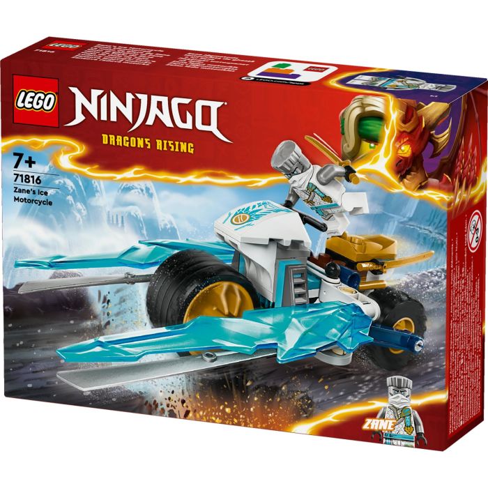 LEGO 71816 NINJAGO Moto de Hielo de Zane - Juguete de Construcción con Minifigura, Espadas Doradas y Cuchillas Desplegables para Niños +7 Años 11 LEGO 71816 NINJAGO Moto de Hielo de Zane - Juguete de Construcción con Minifigura, Espadas Doradas y Cuchillas Desplegables para Niños +7 Años 11
