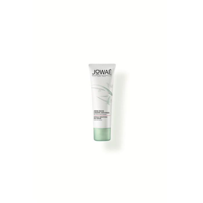 Jowaé WRINKLE SMOOTHING rich cream – Crema Antiarrugas y Antiedad para Piel Seca y Sensible con Lumifenoles, Ácido Hialurónico y Ginseng Rojo 40 ml